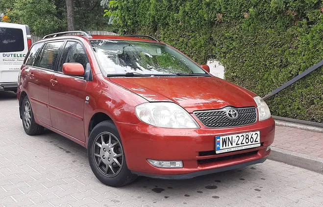 samochody osobowe Toyota Corolla cena 7950 przebieg: 356000, rok produkcji 2002 z Zielonka